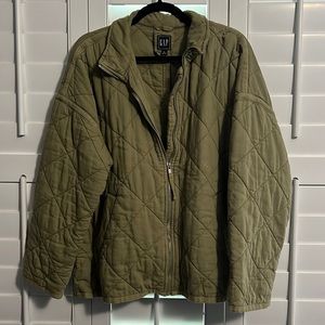 GAP Olive Green Quilted Jacket